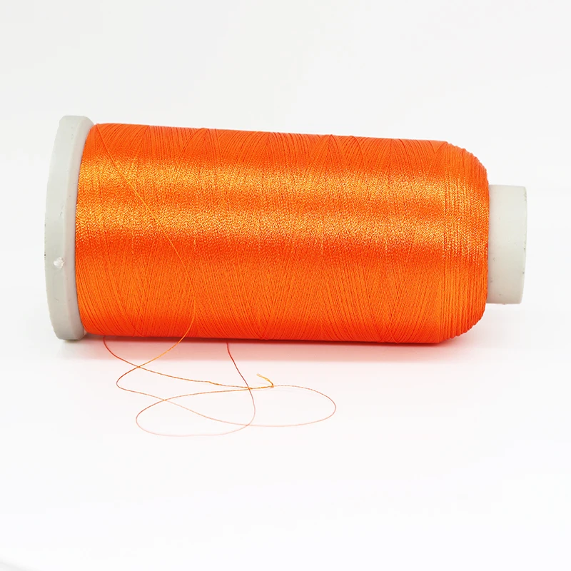 Cheap Bulk 5000M 120D 260 Colors Embroidery Polyester Thread Abrasion Resistance Skeins For Digital Missions Luminescent Mix
