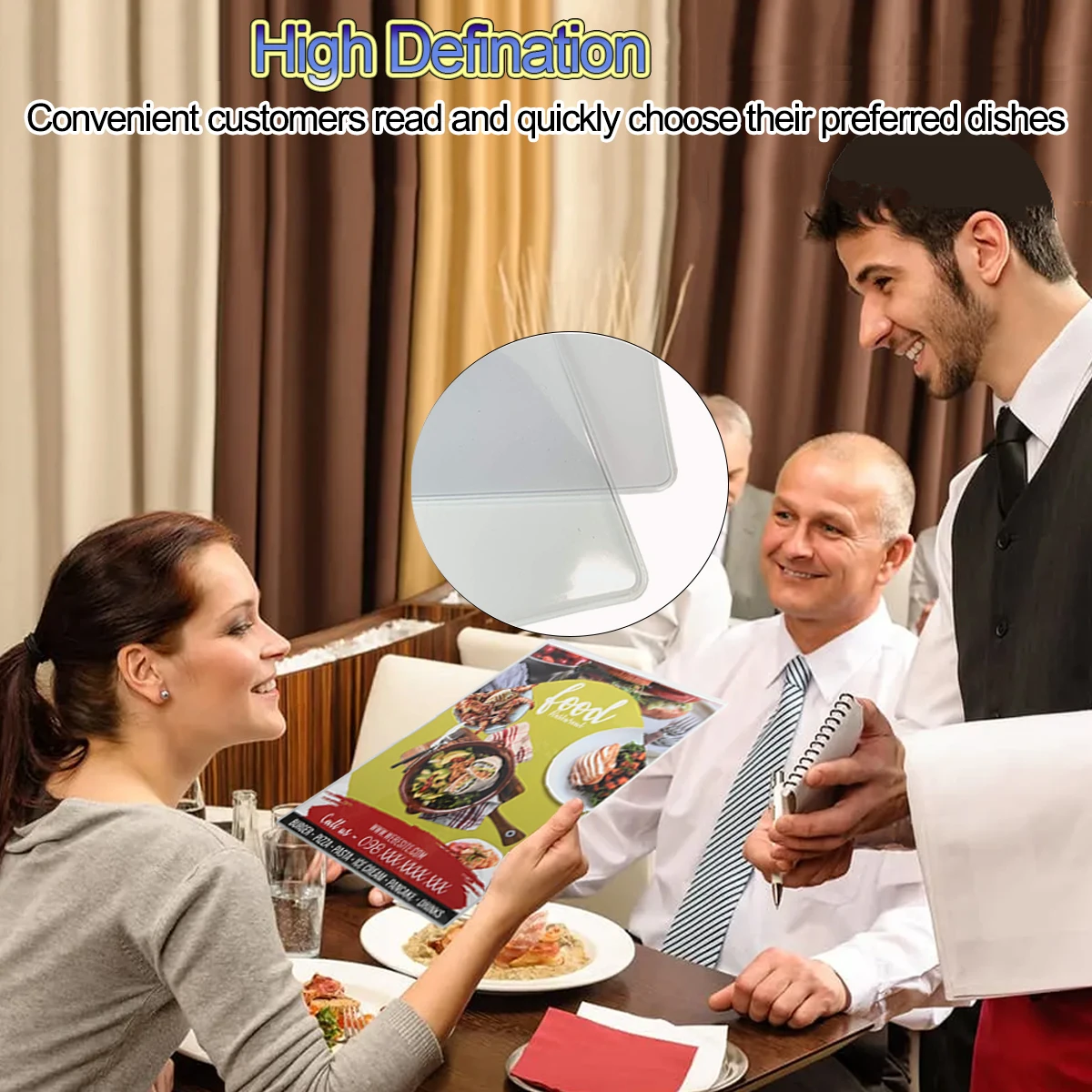 Waterproof Reusable PVC Document Protectors for 8.5x11 inch Letter Size Durable Plastic Document Sleeves Clear Document Folders