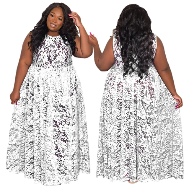 Lady Plus Size Evening Gowns Women Long Dresses Elegant Maxi Black Dinner Dress Wedding And Bridesmaid Dresses Lace