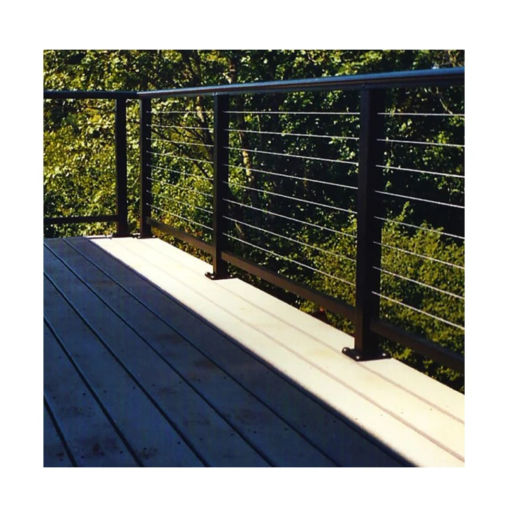 BNS Wholesale High Quality Stainless Steel Balcony Rope Cable wire railing for Architectural decoration balustrade veranda