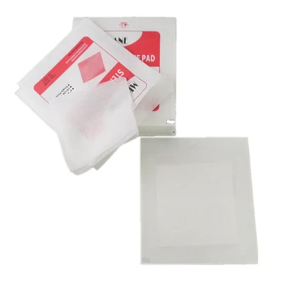 Медицинские стерильные марлевые тампоны, 40, 17, 4x4 дюйма, 8 слоев, упаковка из 100