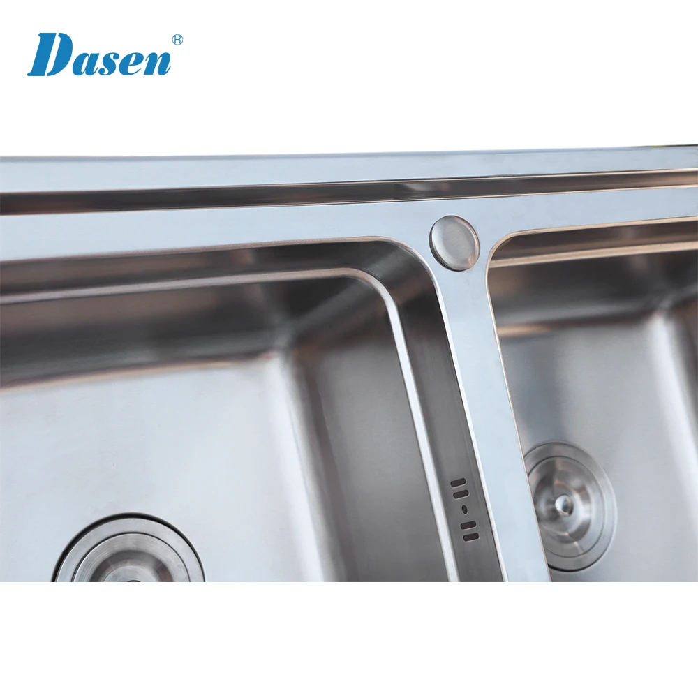 Factory Odm Oem Double Bowls Top Mount  Laundry Drop In Milano Italian Kitchen Sink With Washboard