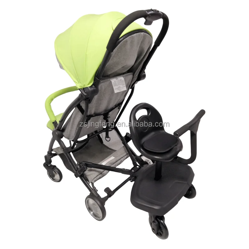 Universal Baby Buggy Board Two Wheels European Baby Stroller Buggy Board Lightweight  Baby Buggy Board With Detachable Seat