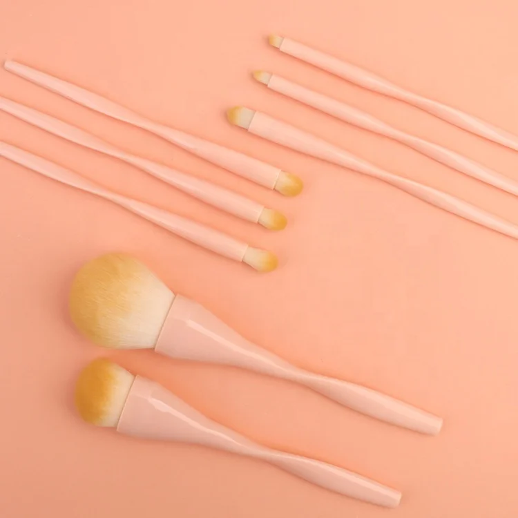 8pcs Soft Makeup Brushes Tools Cosmetic Beauty Makeup Brush Sets with Leather Case