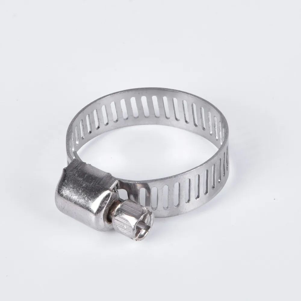 18-32mm stainless steel strips hose clamp american type lock pipe clamp