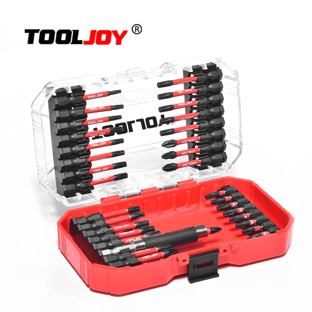 Popular S2 Material 33pcs PZ PH Impact Bit Set Best Price Screwdriver sets High Quality Easy to Carry tooljoy