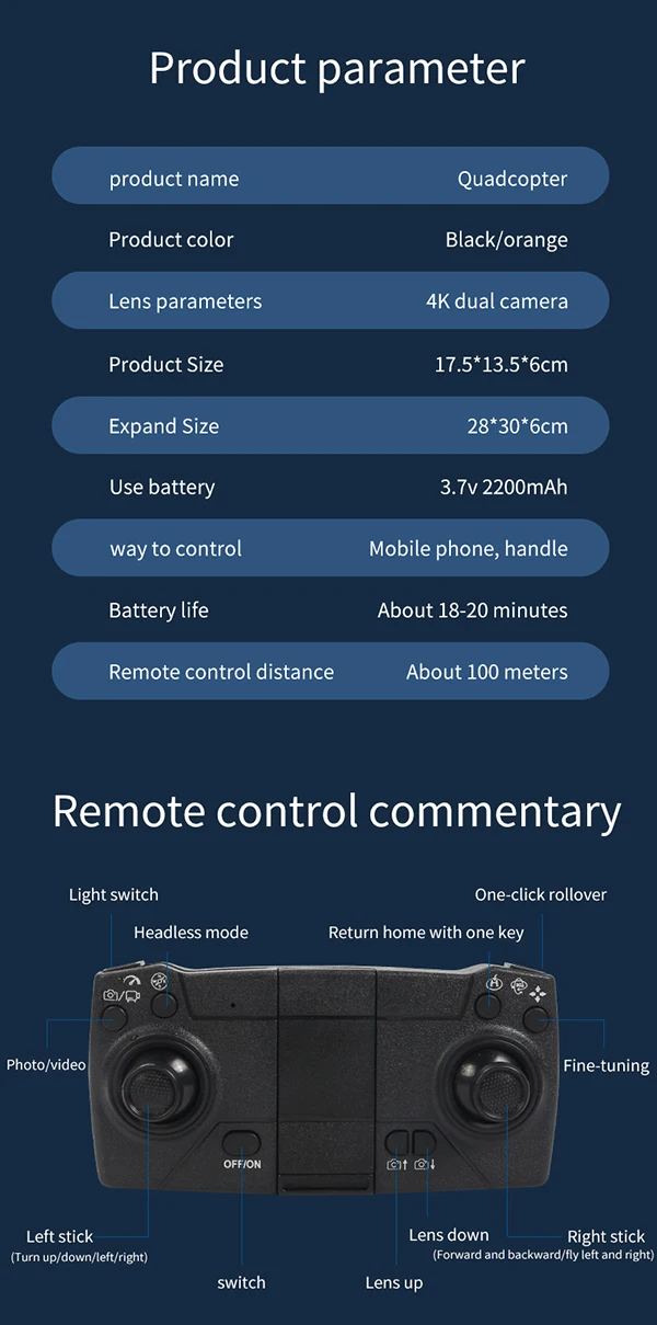 S809 WiFi FPV RC Drone 4K Camera 4k Aerial Video RC Quadcopter Aircraft VS DJI MAVIC PRO 2 AIR DRONE