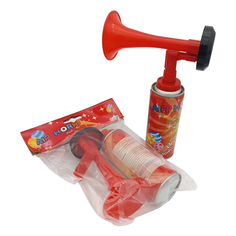 Mini Hand Pushed Pump Plastic Air Horn For Party Football,Ball Fans Air Horn