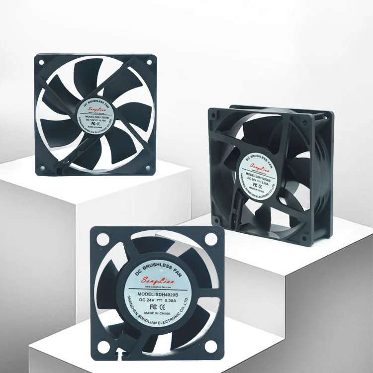 Long Life Ip55 High Temperature Axial Fan Dc 12V 120Mm 120x120x38Mm Brushless Axial Fan Electric Motor