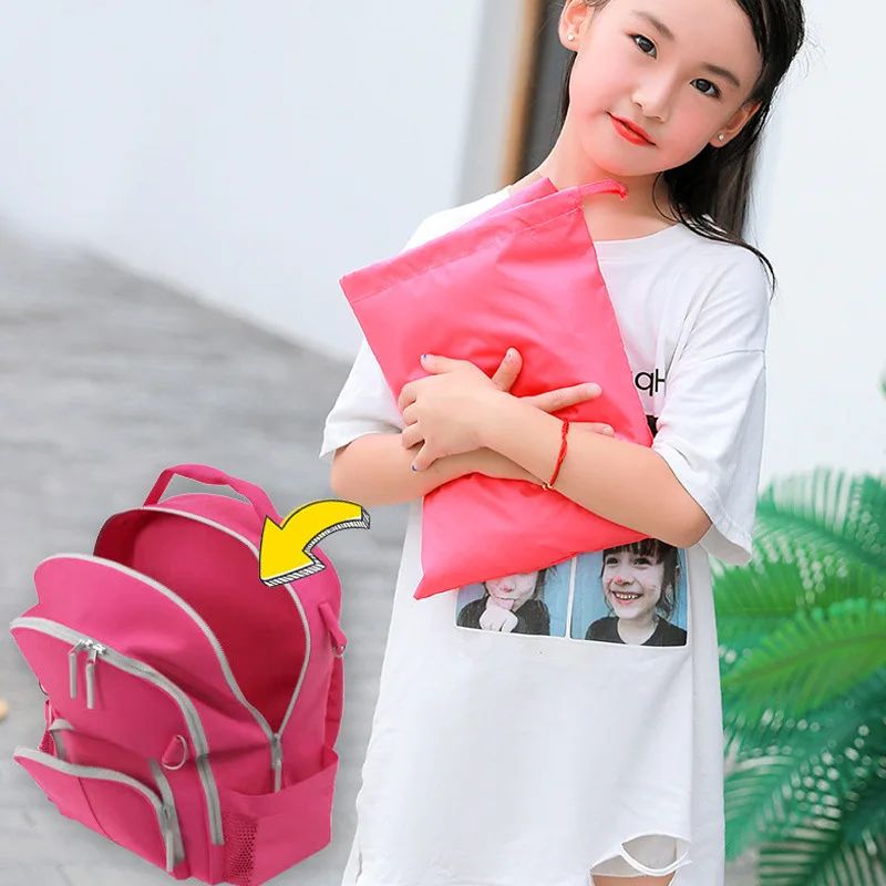 Manufacturer Supplier Custom Logo Polyester Cartoon Raincoats For Kids boy girl