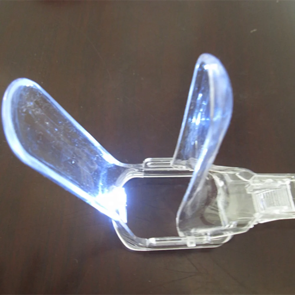 Традиционный инструмент для расширителей пластиковый вагинальный расширитель с подсветкой