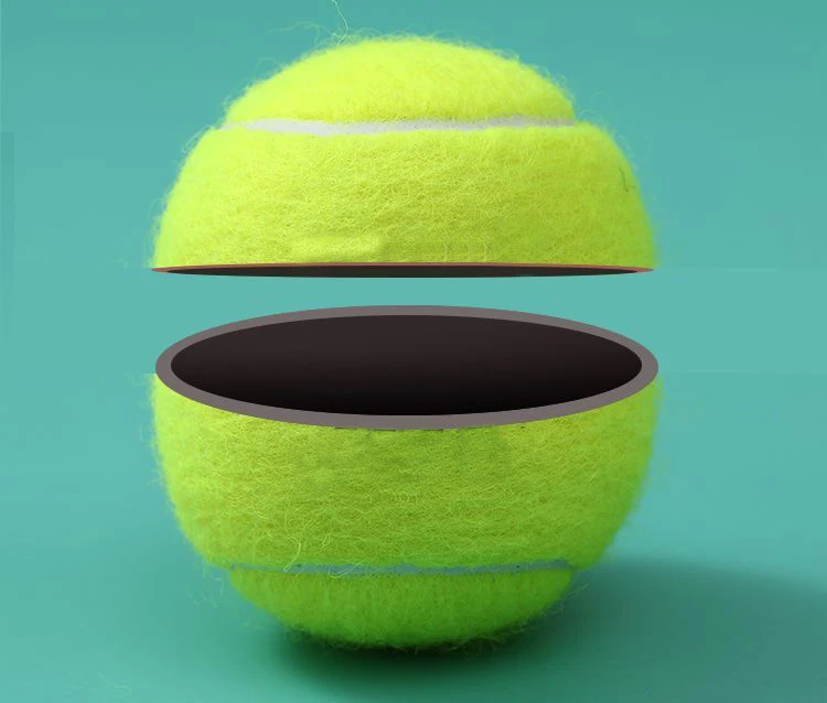 ITF Approval Stage 2 Orange and Yellow Needle Felt Custom Logo Beach Tennis Ball 15% Wool