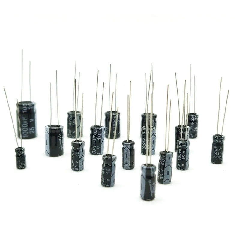 
Electrolytic Capacitor 10V 100uF 4*7MM 20% Direct-inserted Aluminum Electrolytic Capacitor 1000PCS/Bag 