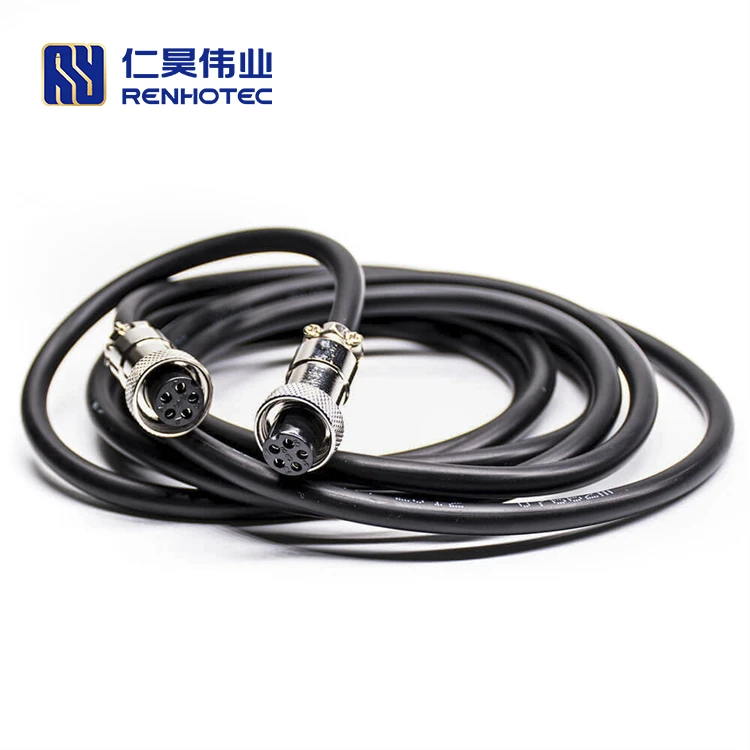 GX16 авиационный штекер разъем цветная головка кабель питания