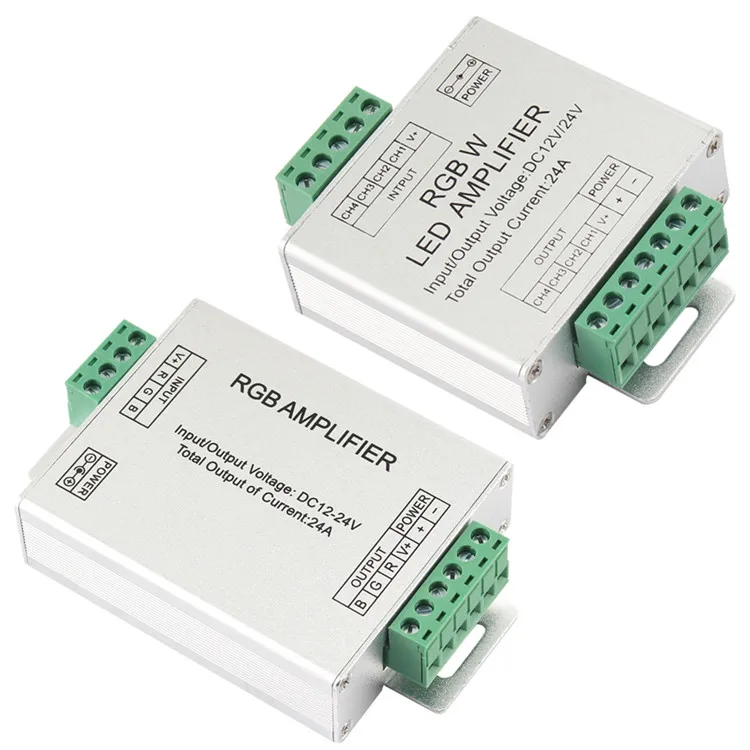 Светодиодная лента с usb-питанием регулятор мощности 12A 24A 30A 3 ~ 4 канала вывода DC12V-24V RGBW/rgb-усилитель