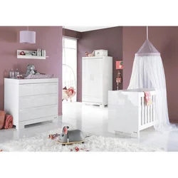 Cheap Wood Material and Panel Wood Style baby cribs furniture
