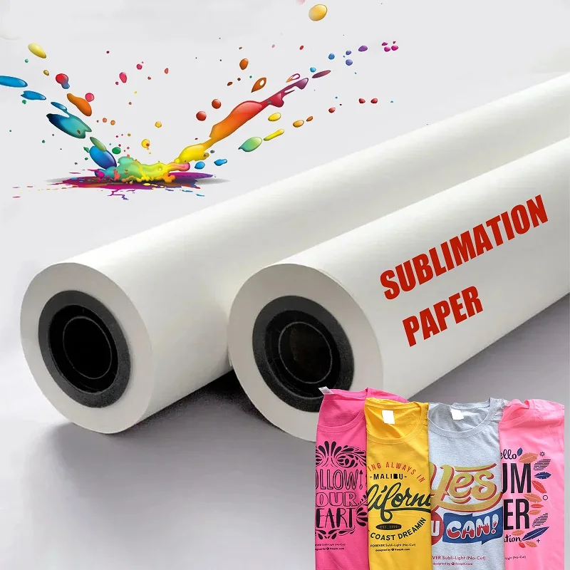 Heat Transfer Paper Sublimation Paper Roll 64 Inch 90gsm