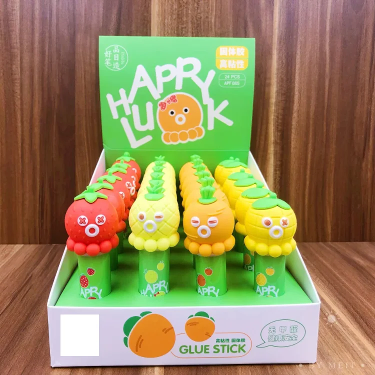 Wholesale SO Cute Kawaii Mini Glue stick Glue Stick PVA 18g For School Children