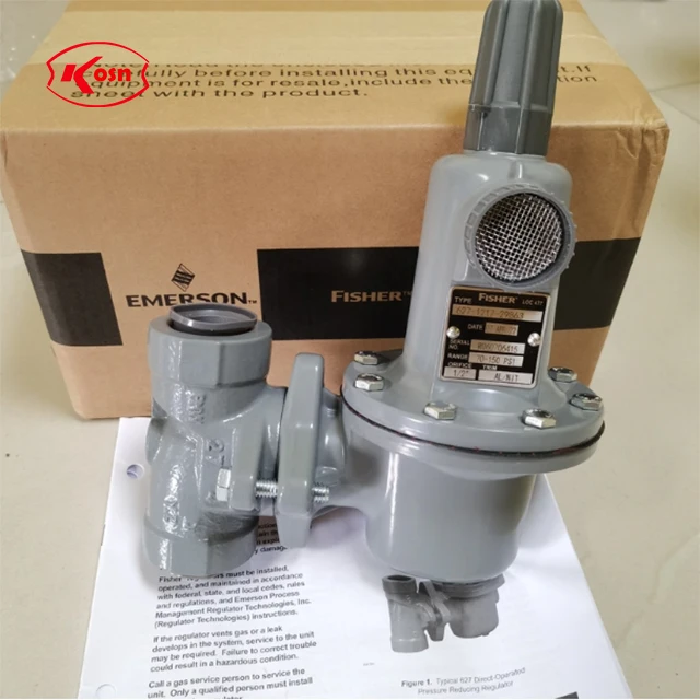 Fisher Type 627 Series 627-496  5 - 20 PSIG Spring High Pressure Reducing Regulator