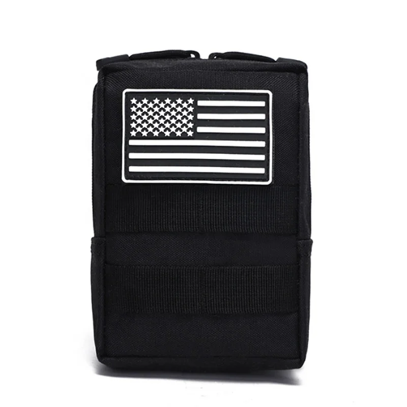 Mini Fashion Sport/Daily Waist Bag Waterproof Tactical Molle Backpack Zipper Closure Colorful Logo Pouch Functional Decorative