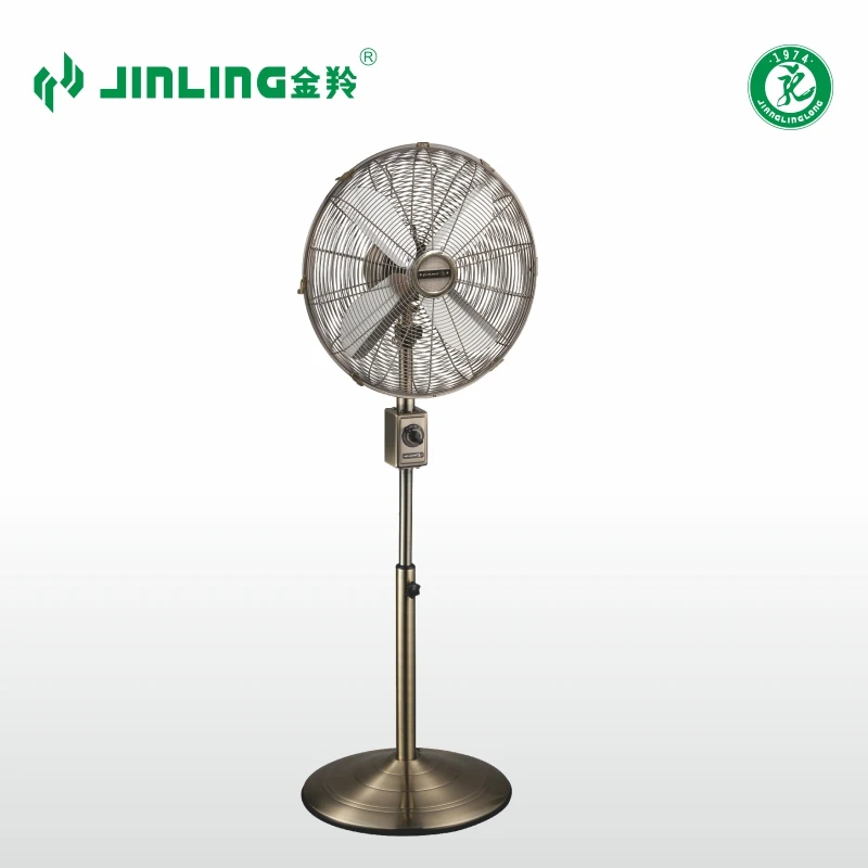 40cm 16 inch chrome decorative classic antique retro full metal elegant stand fan
