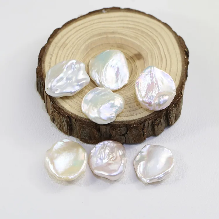 FEIRUN 15-20mm keshi nice quality large big size wholesale price white freshwater pearl loose pearl