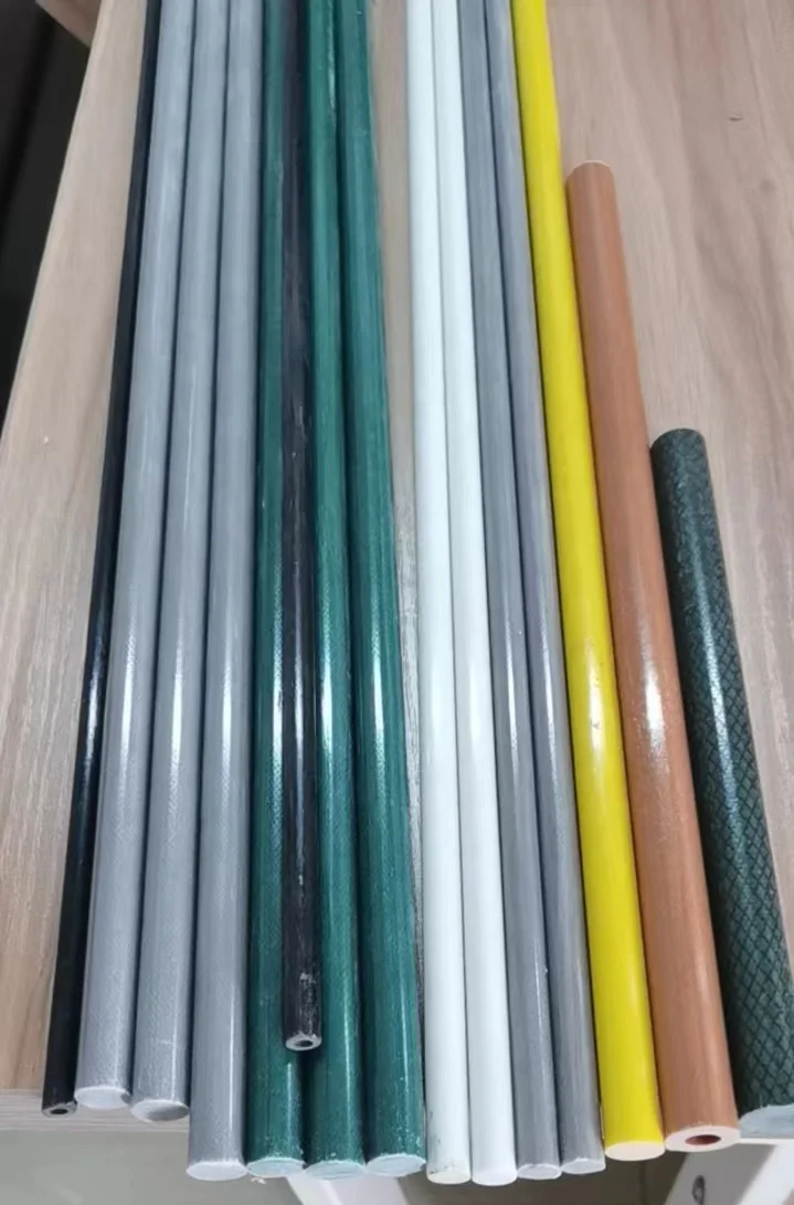 Dark Green Hollow or Solid Flexible Tapered Fiberglass rod price