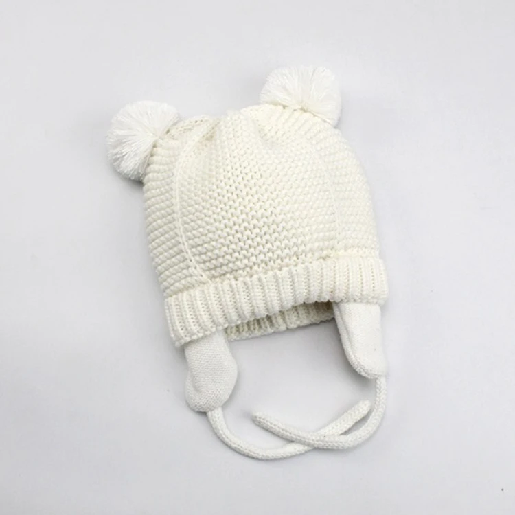 Newborn Baby Small Hat Winter 2022 Toddler Knitted Hat Boy Girl Children Baby Hat Winter