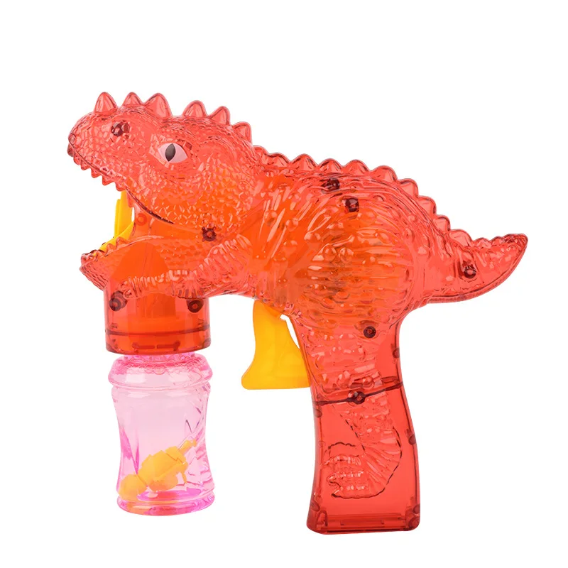 Kids Outdoor Activity Toy 2Oz Bubble Solution Dinosaur Bubble gun Cheaper Soap machine Toy