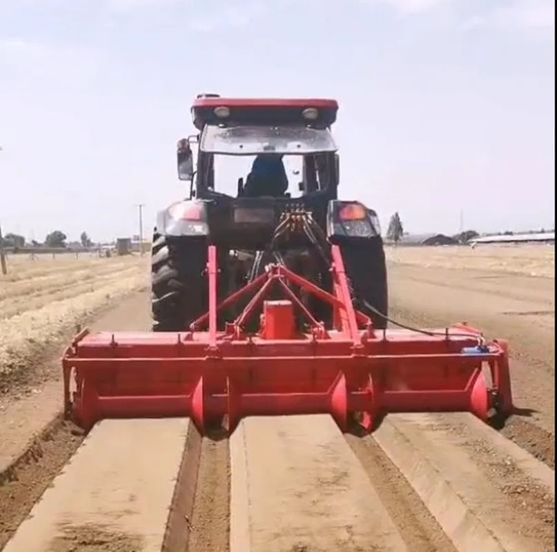 Hot sale Agriculture machine bed former seedbed shaper rotary tiller with ridging machine