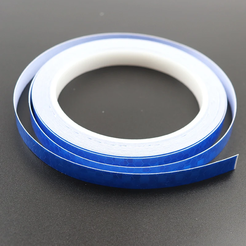 Sticker Reflector Car Reflective Warning Red Blue Green Yellow White Ribbon Tape Sticker Bike For Beautify Bicycle Bike