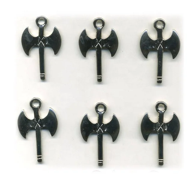 Pewter Greek Pendant Double Axe of Customized Metal Crafts