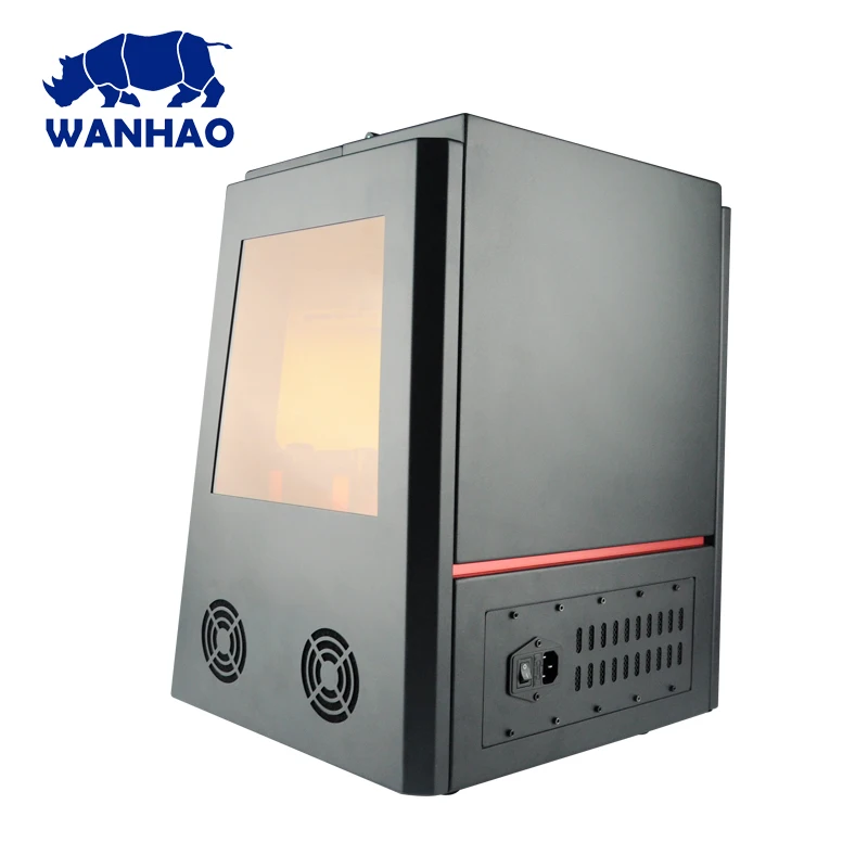WANHAO bigger D8 Resin Jewelry Dental 3D Printer , Cheap Personal desktop DLP LCD 3d printer with 500ml resin