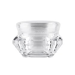 5g 10g 15g AS Brilliant Cream Jar With PP Lid Plastic Skin Care Body Cream Jar Face Cream Packaging Box Sample Tester Jar