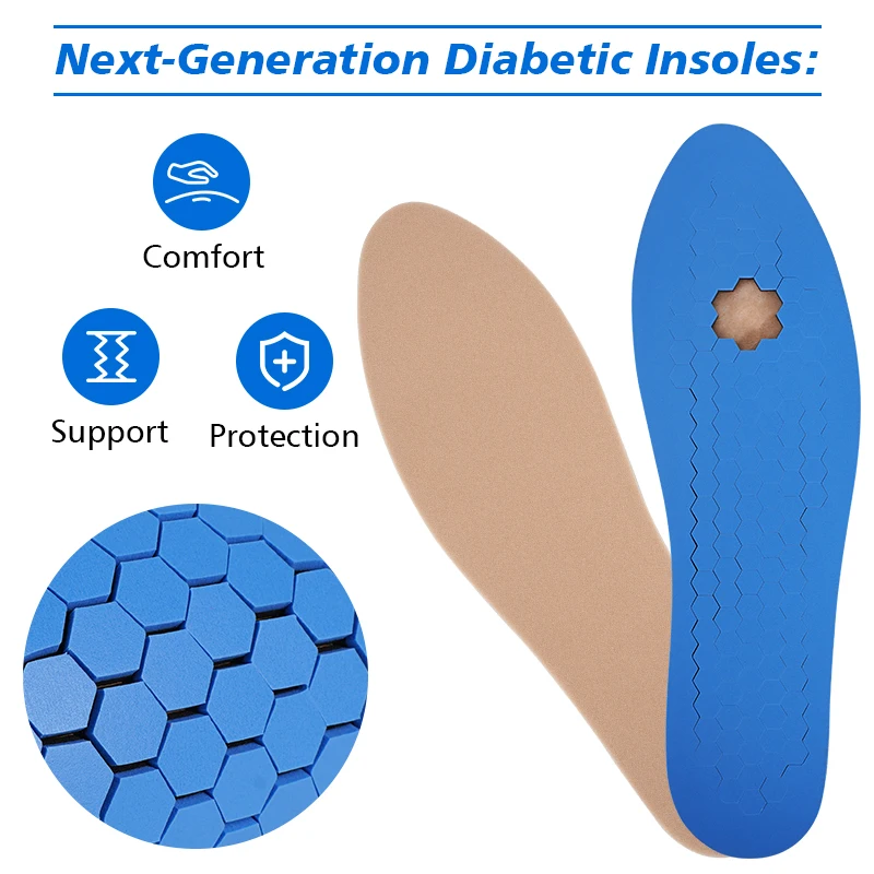S-King Diabetes Shoes Insoles Factory Direct Price Medical Shoes Insoles For Diabetic Foot Care