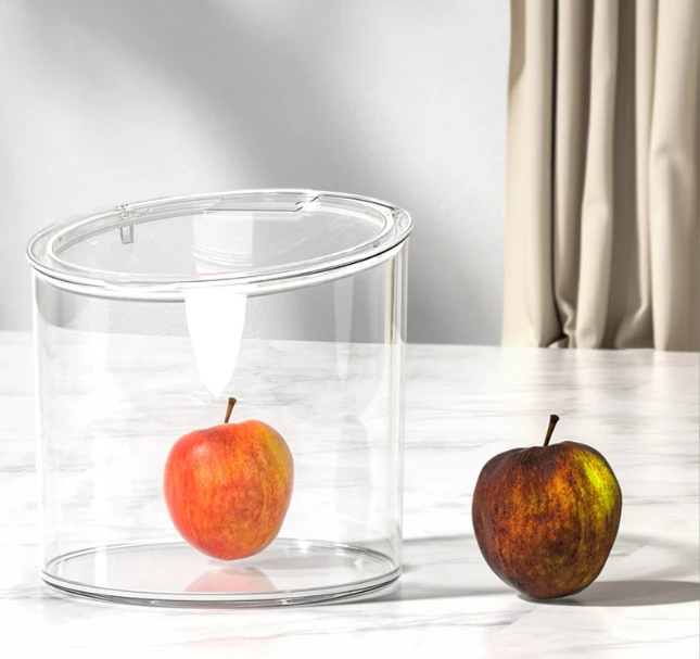 Custom Clear Plastic Jar Sealed Storage Containers For Kitchen Food Container for Display only