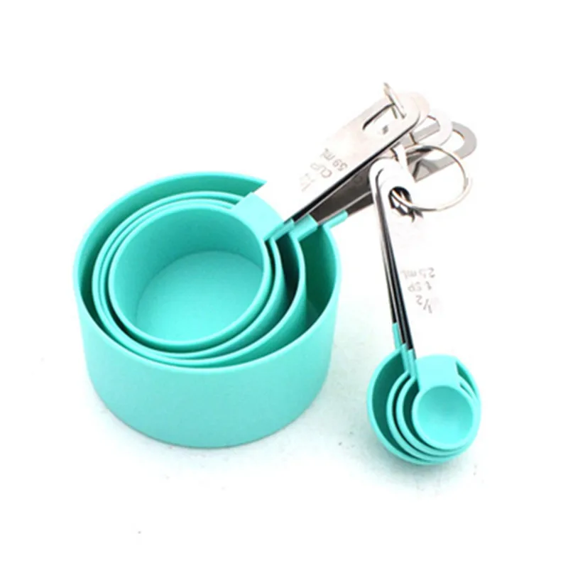 Набор из 8 мерных ложек со стальной ручкой