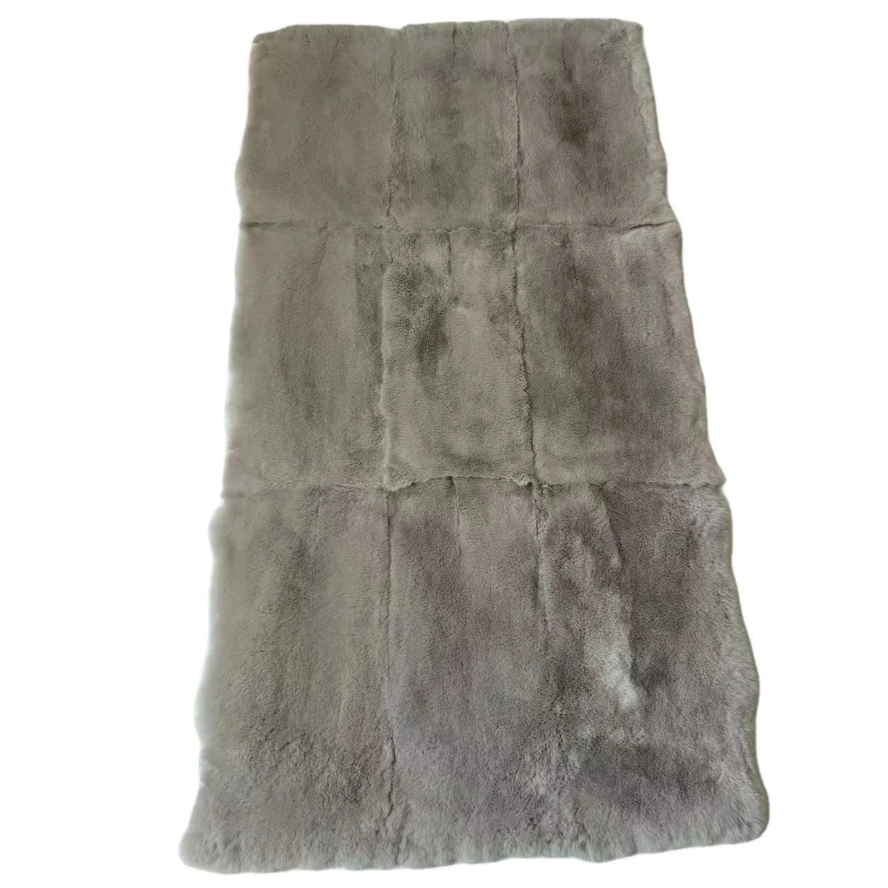 Wholesale High quality Rex Rabbit Fur Blanket Chinchilla Plate