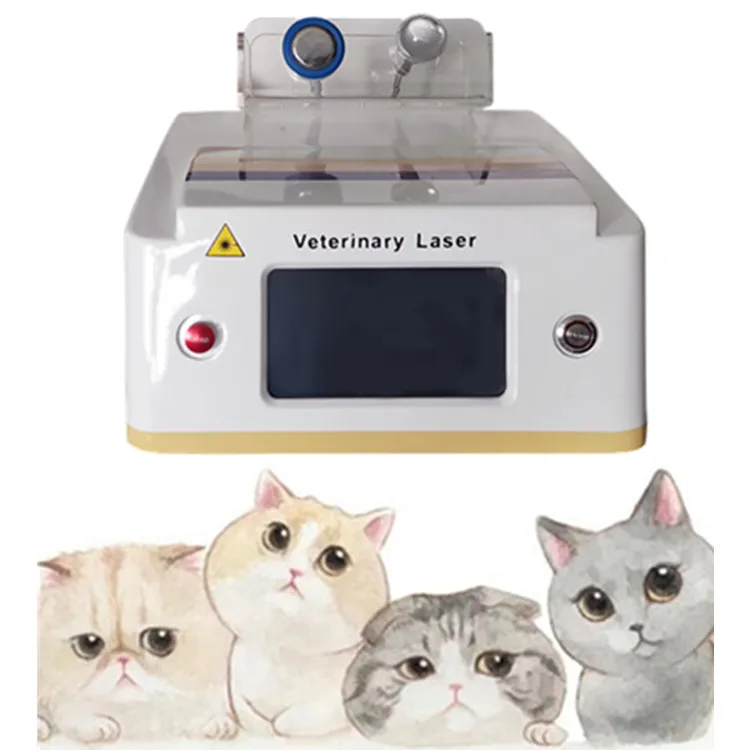 980 +1470 nm 3d animation laser light  laser therapy device for pets veterinary ultrasound machine