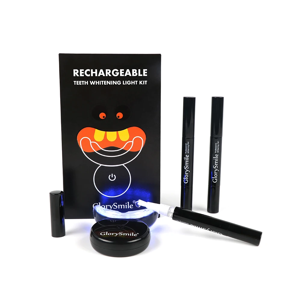 No Sensitive Gel Durable Rechargeable Led Light Wireless Teeth Whitening Kit New can be customize