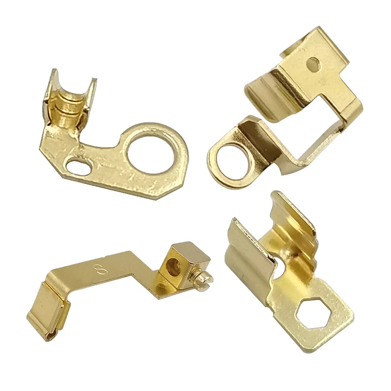Custom Machined High Precision Brass Stamped Parts for Power Sockets