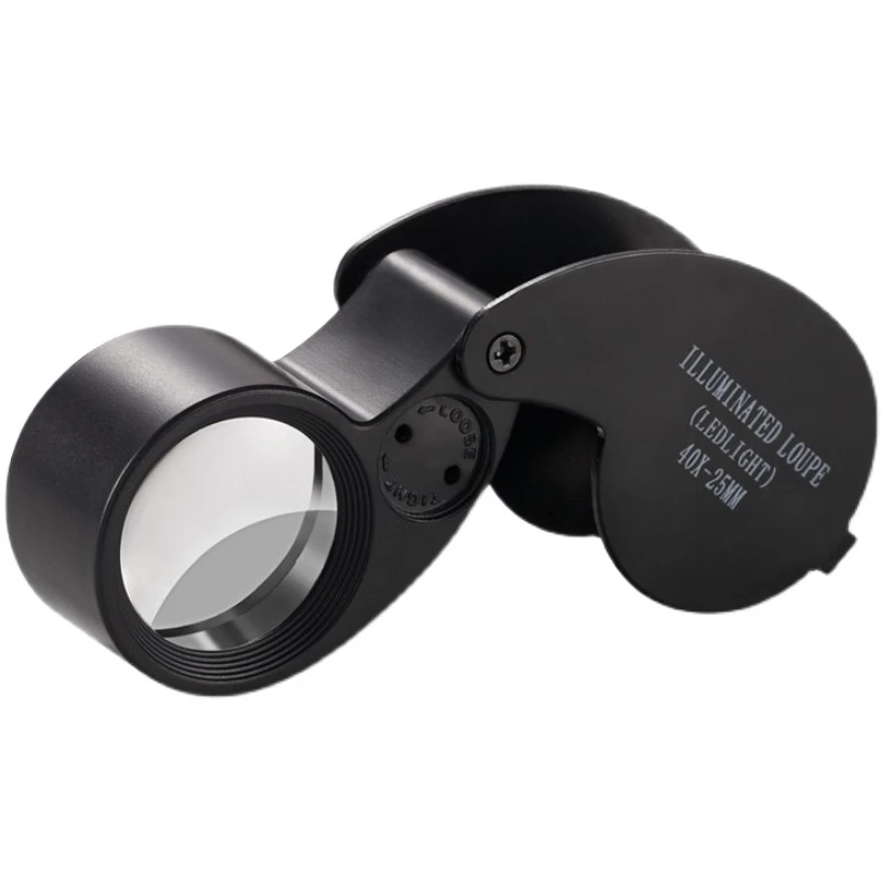 Watch repair tool  Pocket magnifier Aluminum Alloys 40X Special magnifier for repairing watches