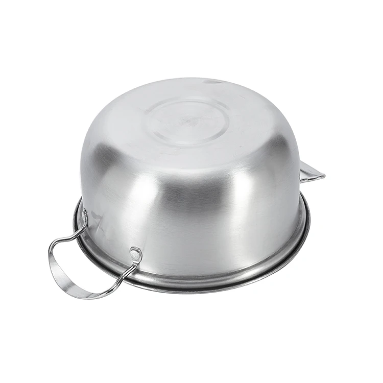  Cheap Price Dia 20cm Stainless Steel Soup Cooking Simmering Sauce Pots and Stock with Bakelite