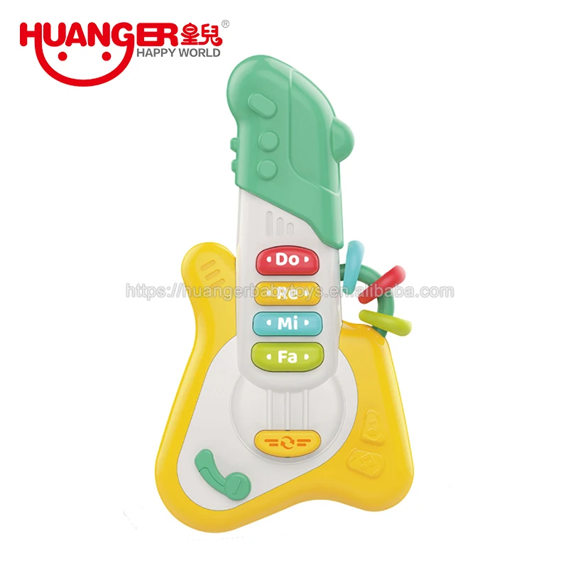 Huanger HE0551 Музыкальные инструменты пластиковая игрушка гитара детские игрушки мини-игрушка