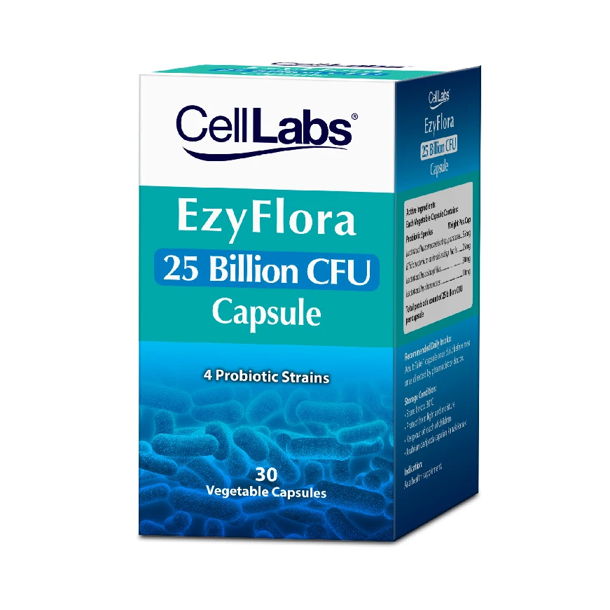 
CellLabs 25 Billions CFU Probiotic EzyFlora 