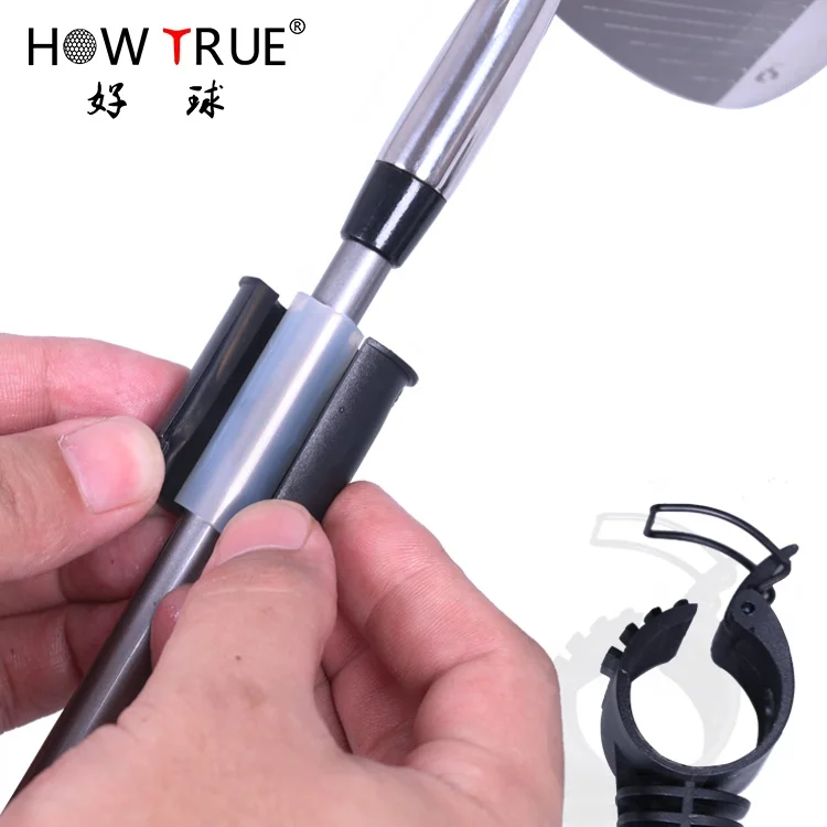 Black Clamp Golf Alignment Stick Or Clamp Put Clubswing Clip For Phone Holder