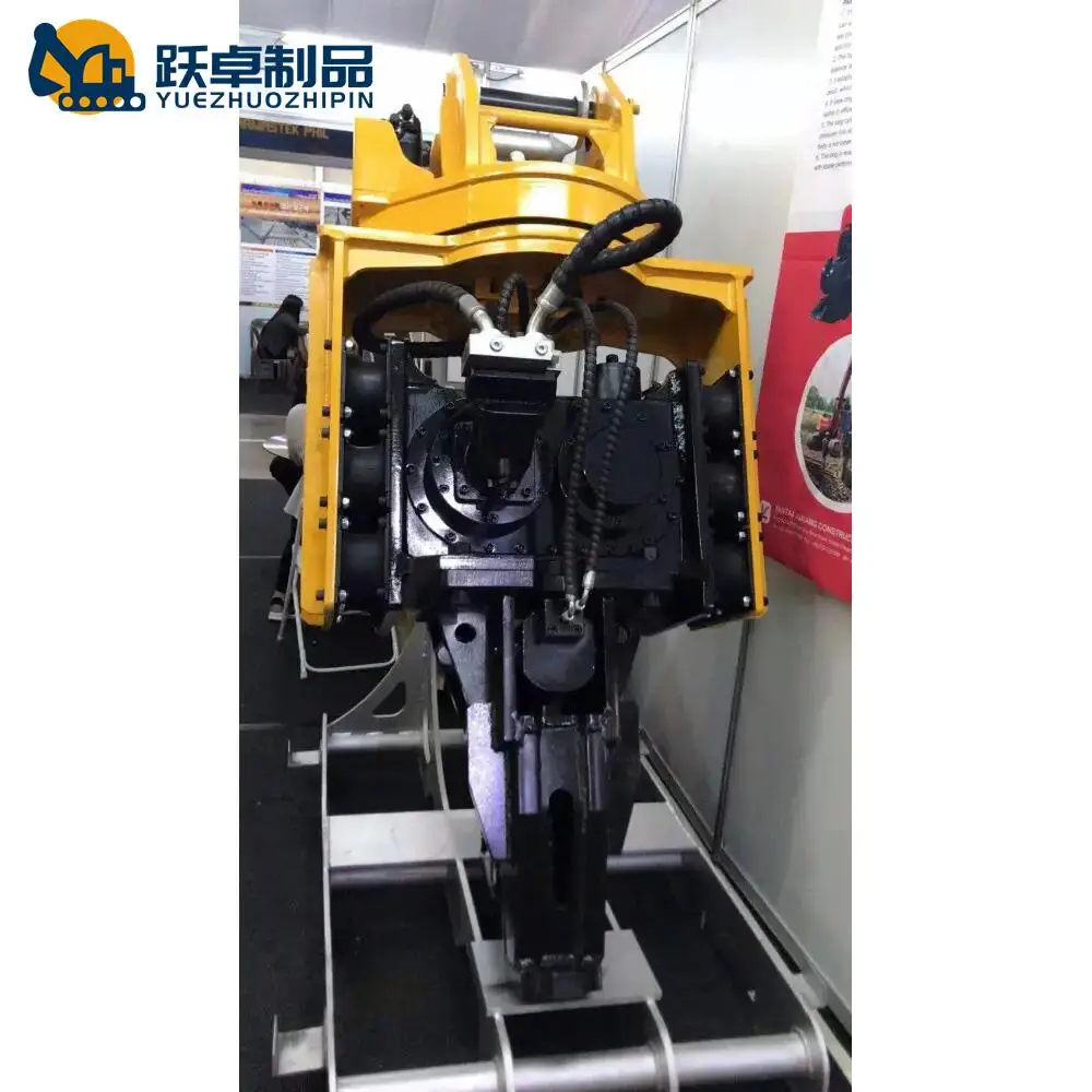 15-46T Excavator mounted Hydraulic Vibrating Pile Driver Vibro Hammer vibratory hammer