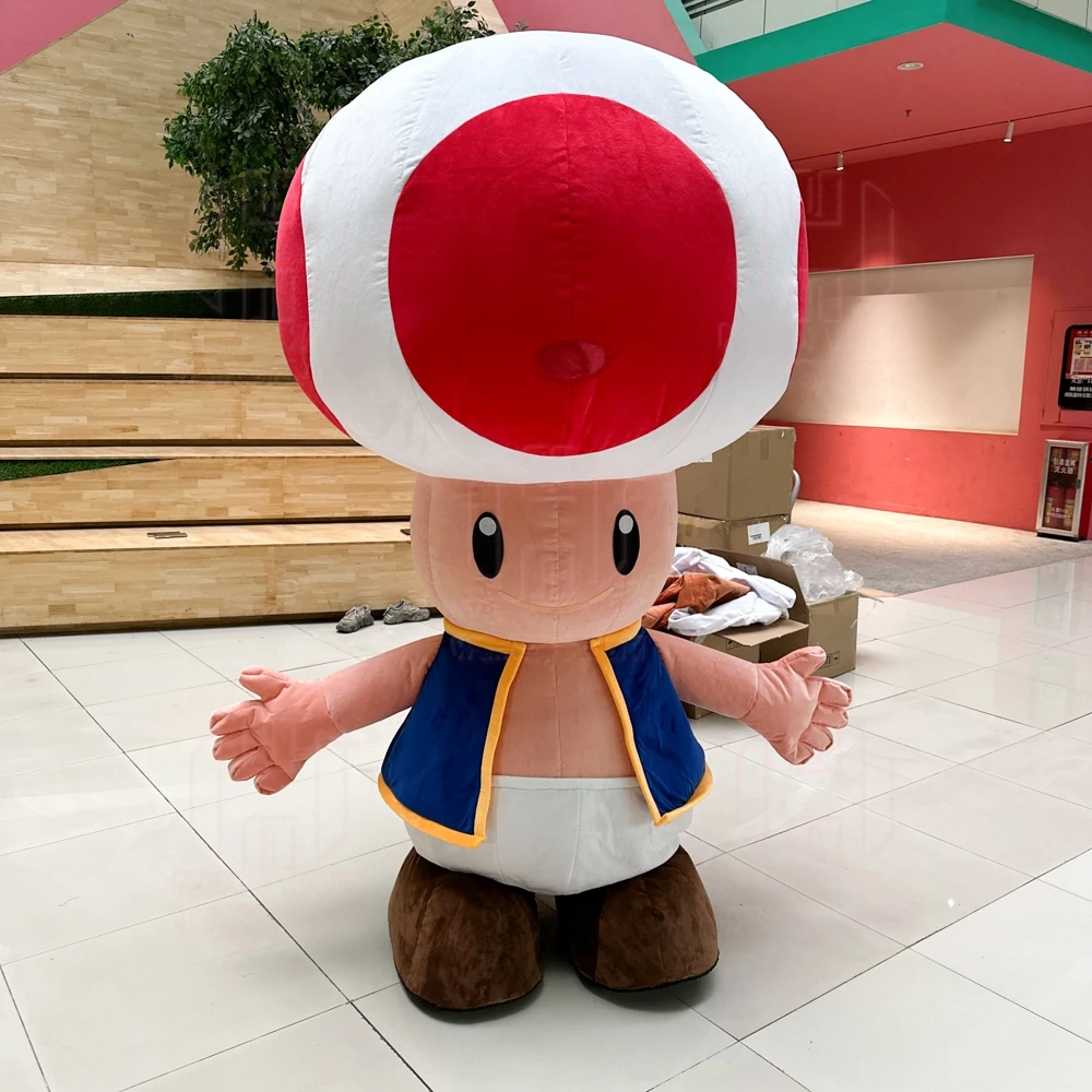 Advertising Adults Custom Cartoon Character inflatable mushroom Toad costume for adult