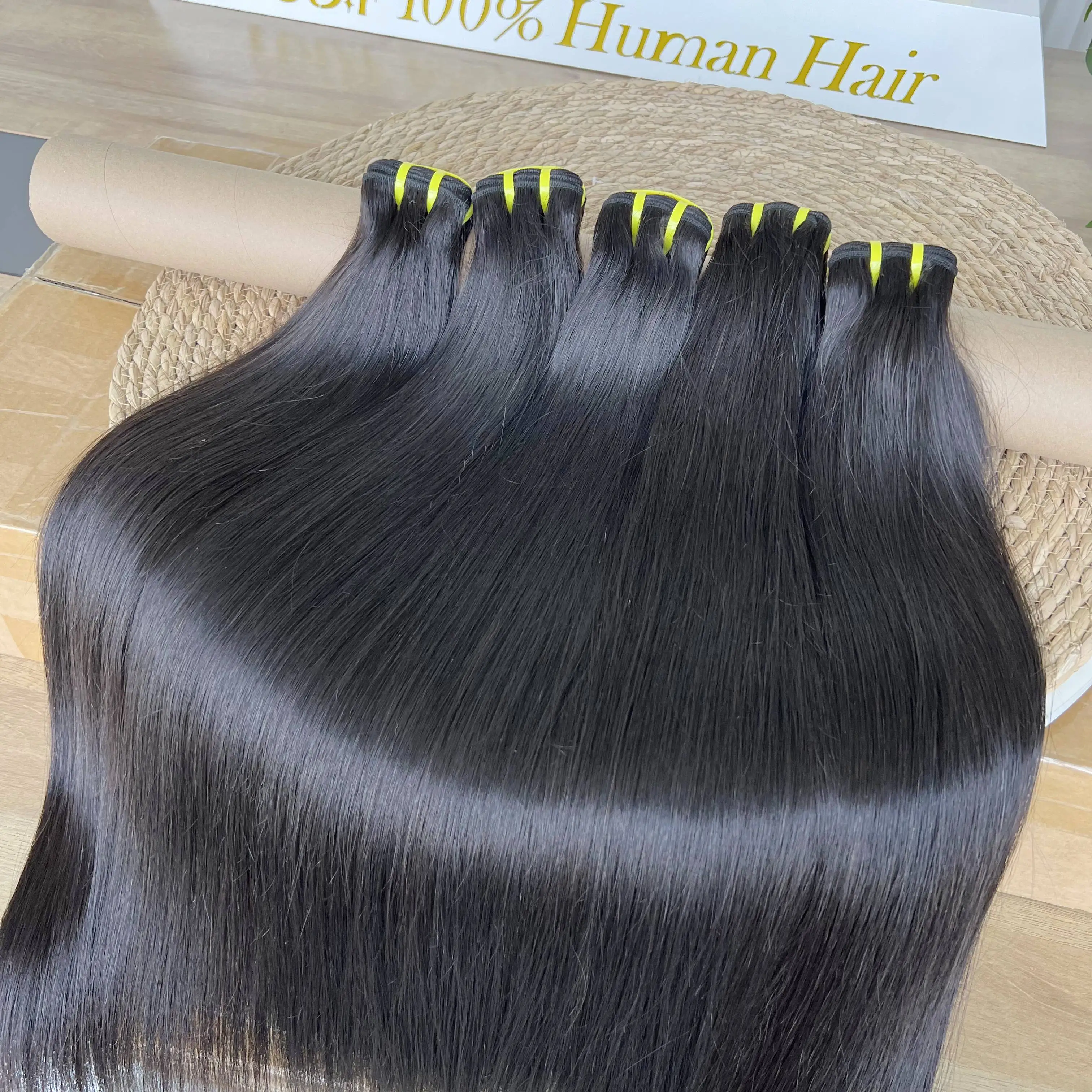 Fast Delivery Brazilian Top Quality 12A Raw Virgin Bundles Cuticle Aligned Human Hair Weave For Black Women