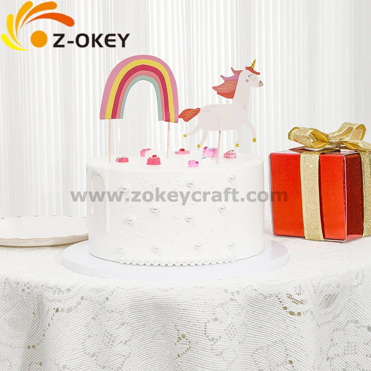 unicorn cake topper Birthday Boy Cake Party unicorn Party Theme Cake Decor Boy Baby Shower Kids Party Dessert Decorating